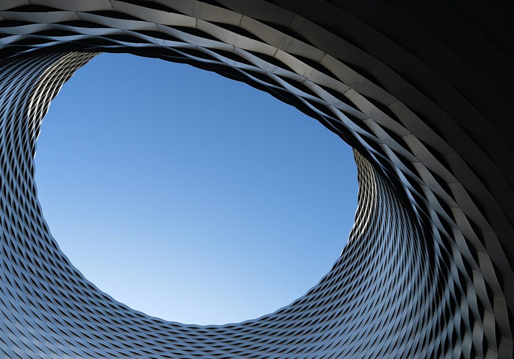 Image of round and modern architectural structure