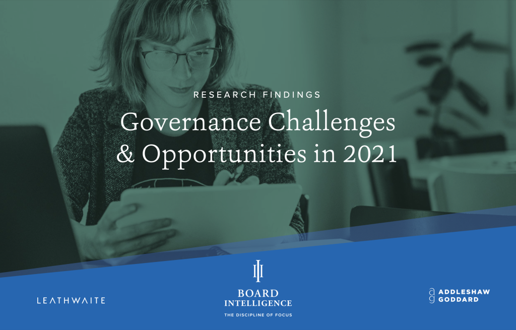 Cover for Governance challenges report