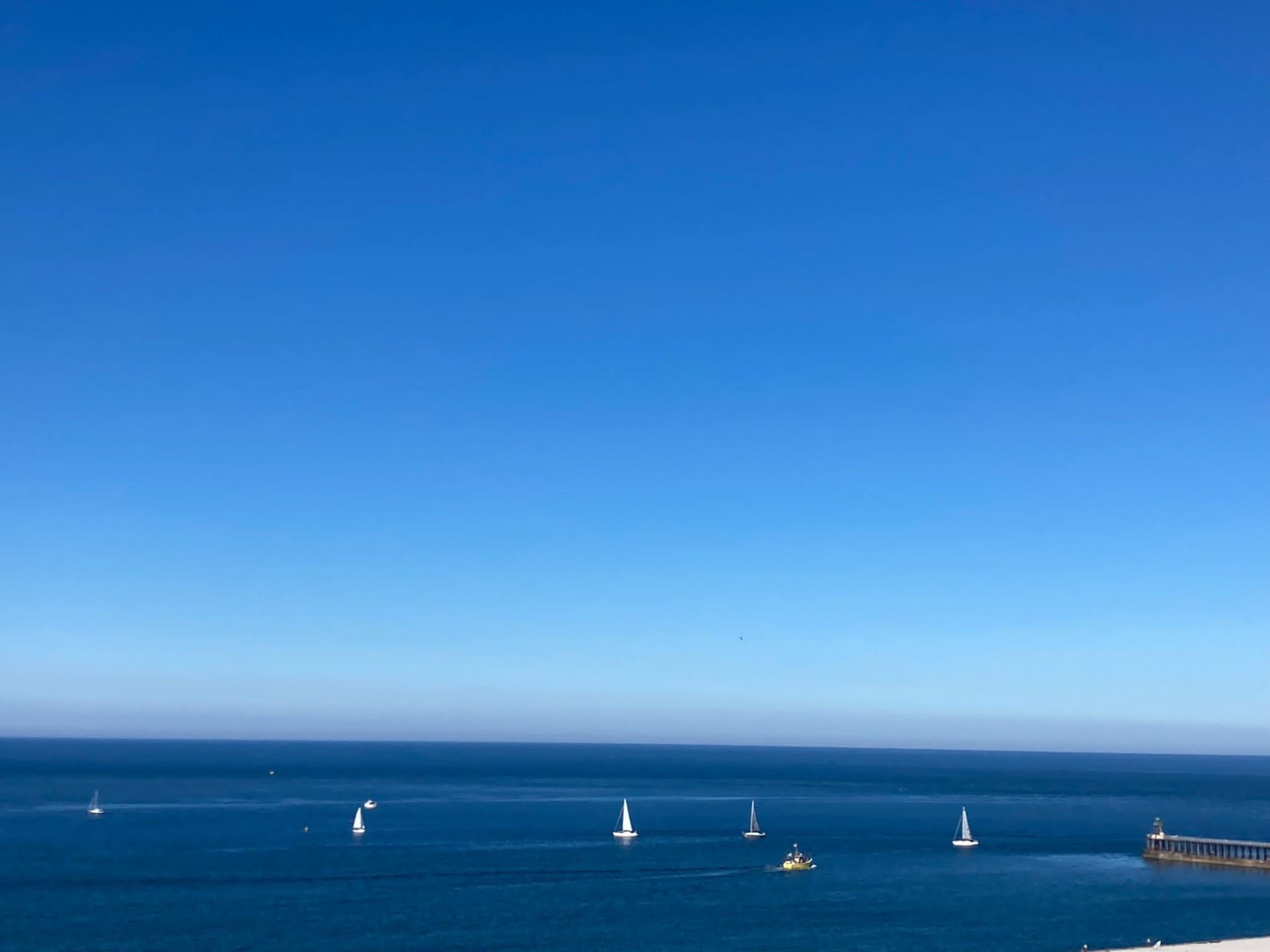 Photo of the sea in North of England.