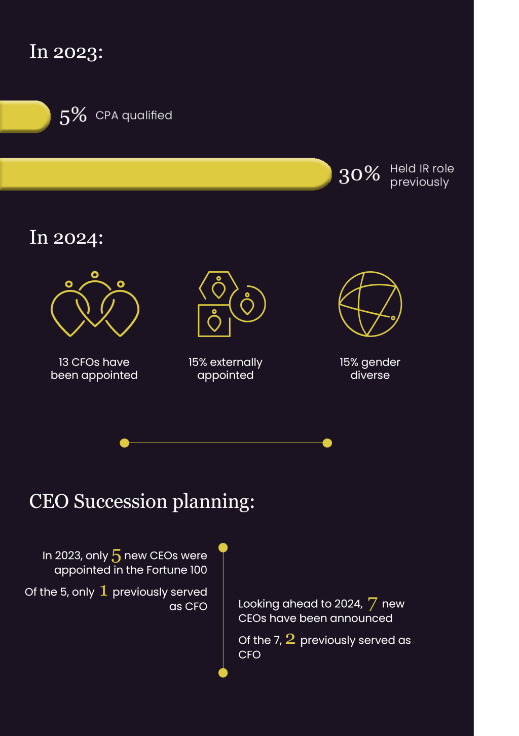 CFO fortune 100 infographic