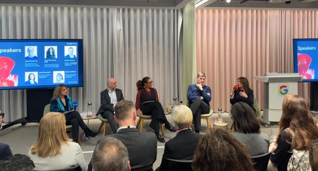 Panel of speakers at the game changers, leadership through sport event