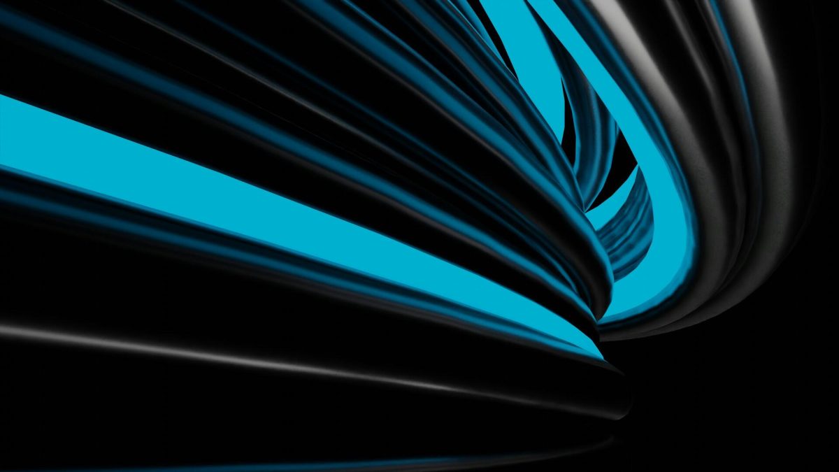 3D illustration of geometric shape