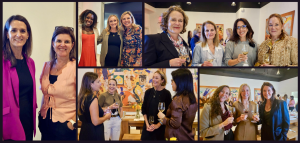 collage of women standing together