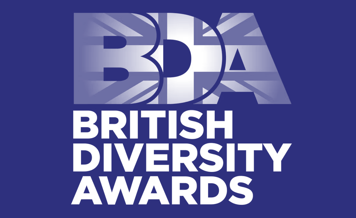 British Diversity Awards logo on purple background