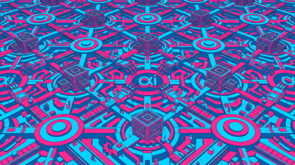 repetitive AI image